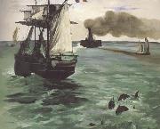 Edouard Manet, Les marsouins,marins (mk40)